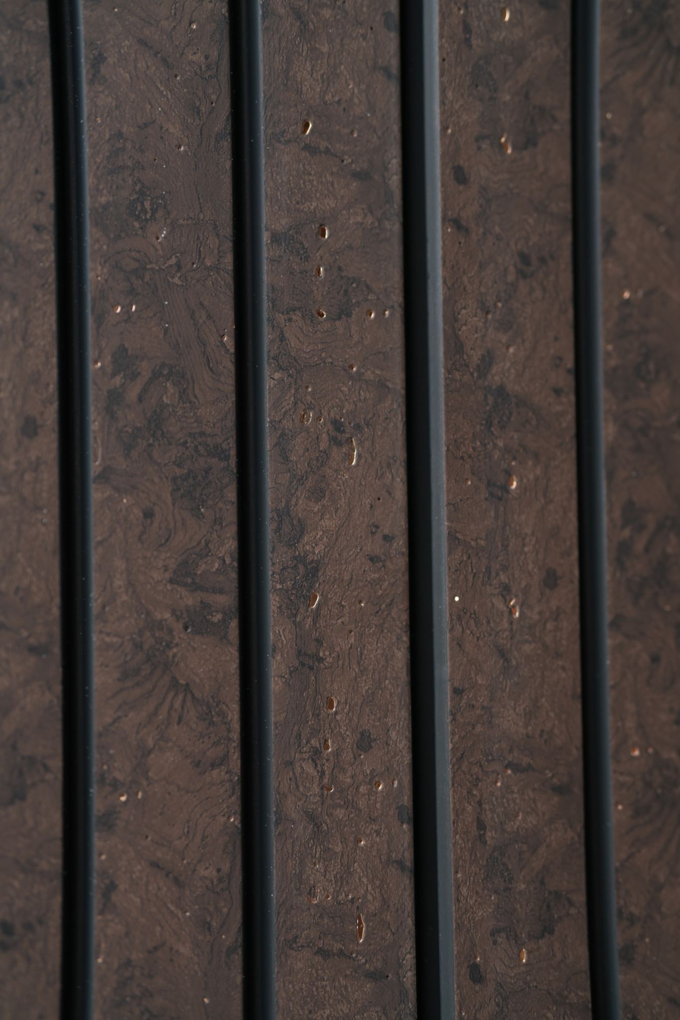 WPC Panel - PS Black Line Brown