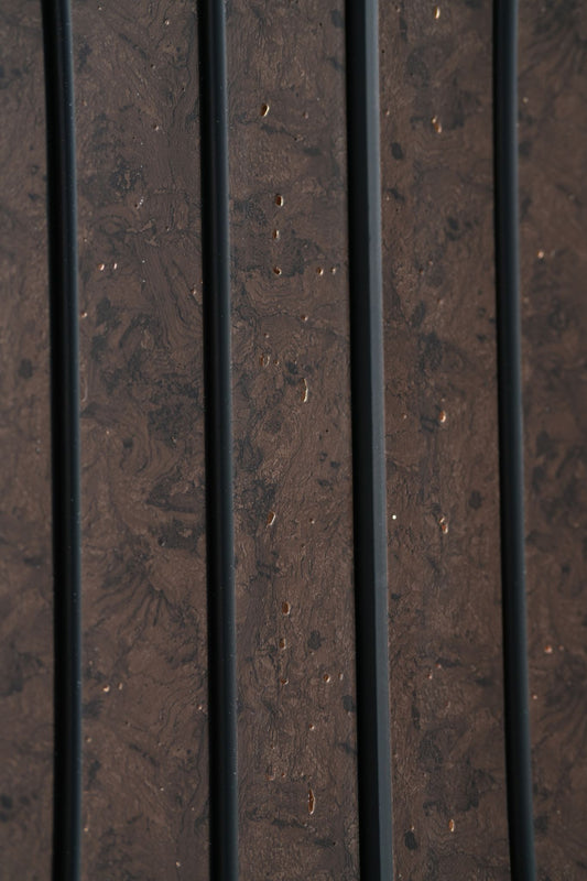 WPC Panel - PS Black Line Brown