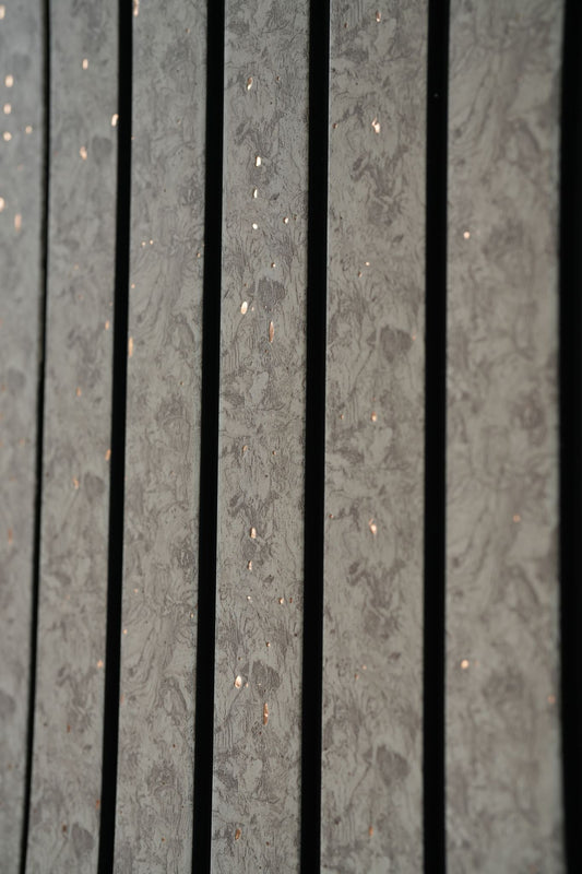 WPC Panel - PS Black Line Grey