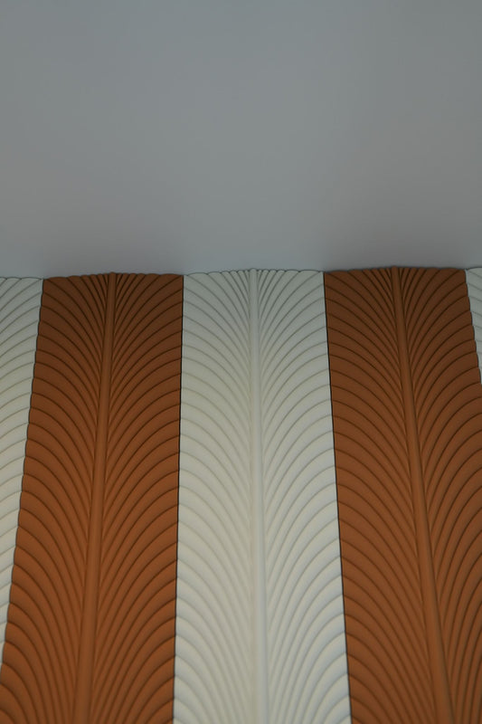 Wall Panel - PU Feather Earth Yellow