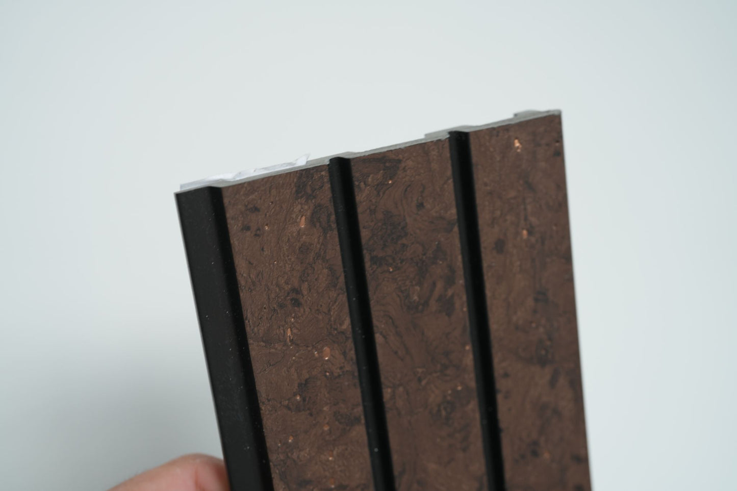 WPC Panel - PS Black Line Brown