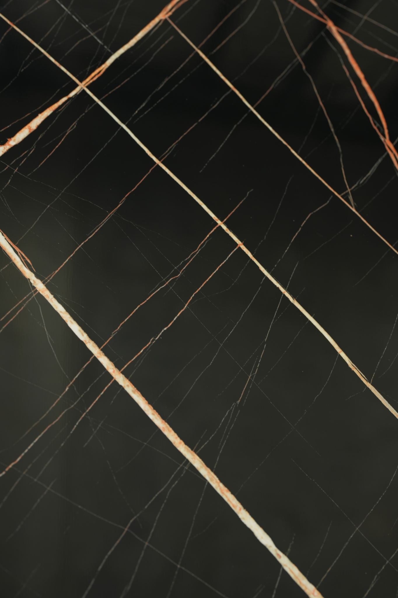 PVC UV Marble Stone Board Black