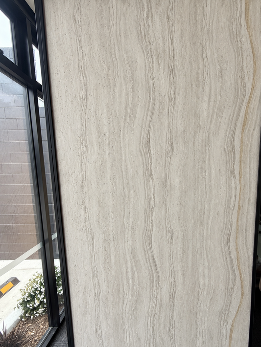 Concrete Travertine | Grey Oak Wave