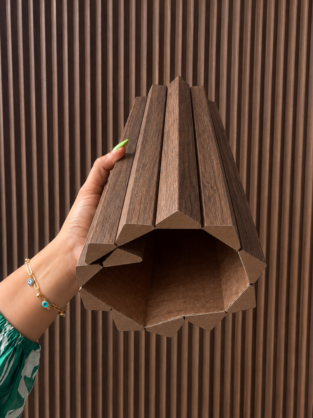 FlexiWood Series | Triangle Dark Wallnut