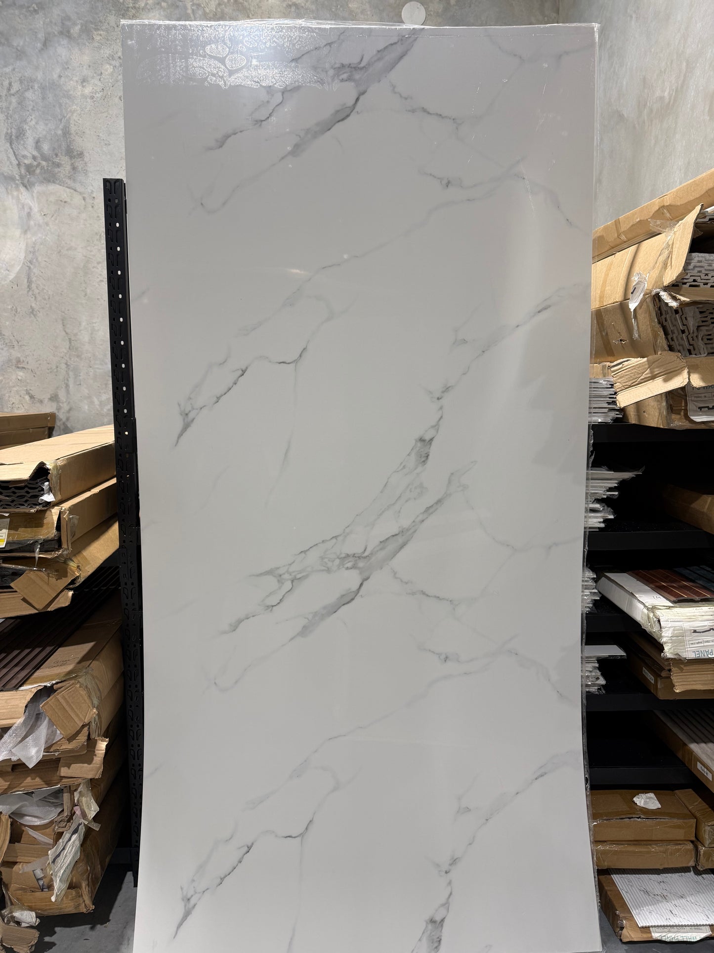 PVC UV Marble Stone Board - Silver Vein Marble