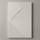 Wall Panel - PU Geometric White / Black