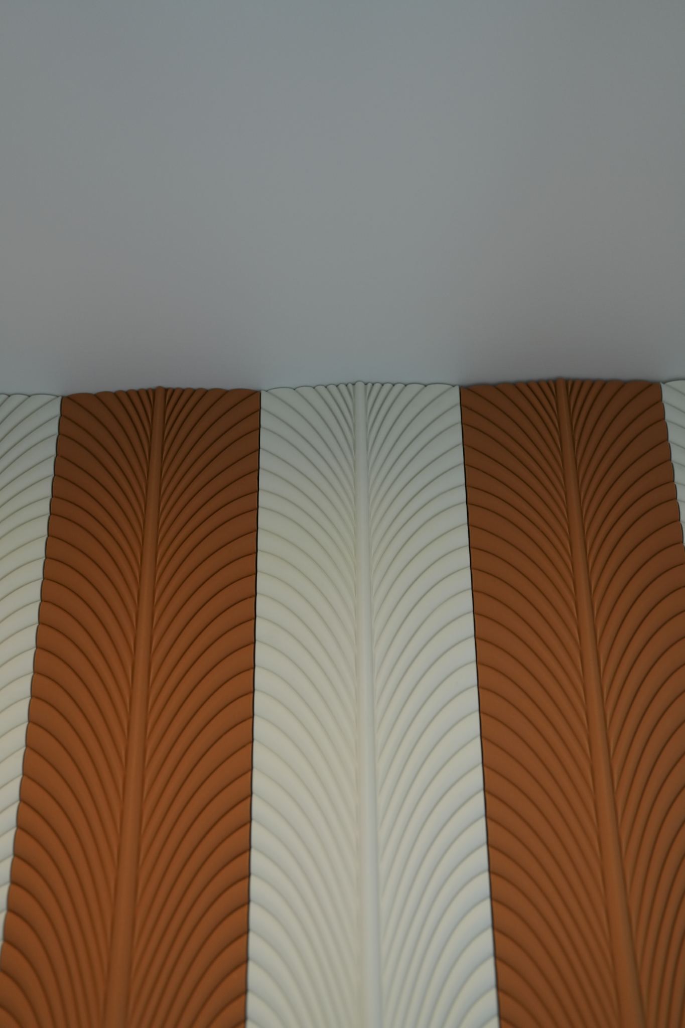 Wall Panel - PU Feather Earth Yellow