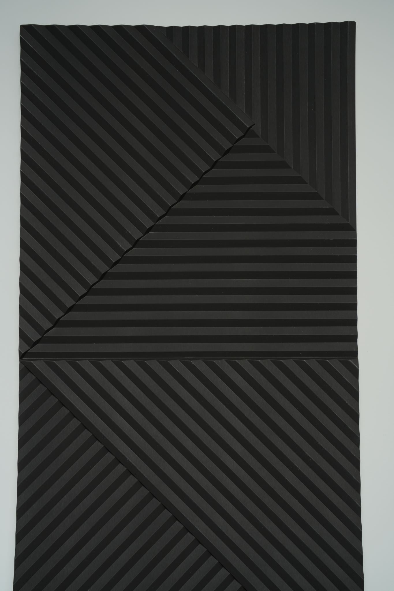 Wall Panel - PU Geometric White / Black