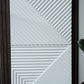Wall Panel - PU Geometric White / Black