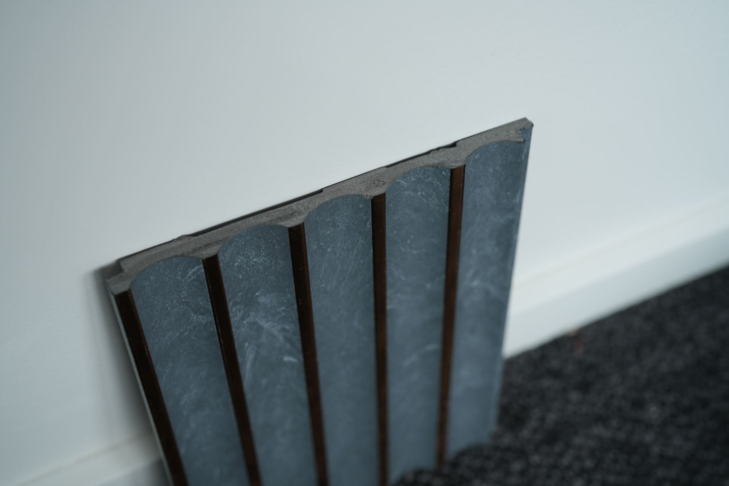 WPC Panel - PS Gold line Grey