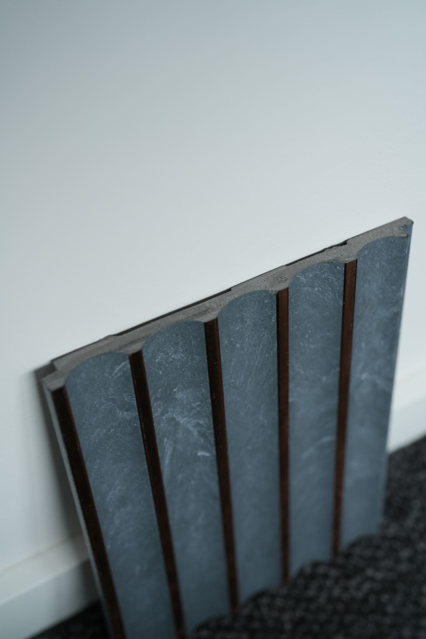 WPC Panel - PS Gold line Grey
