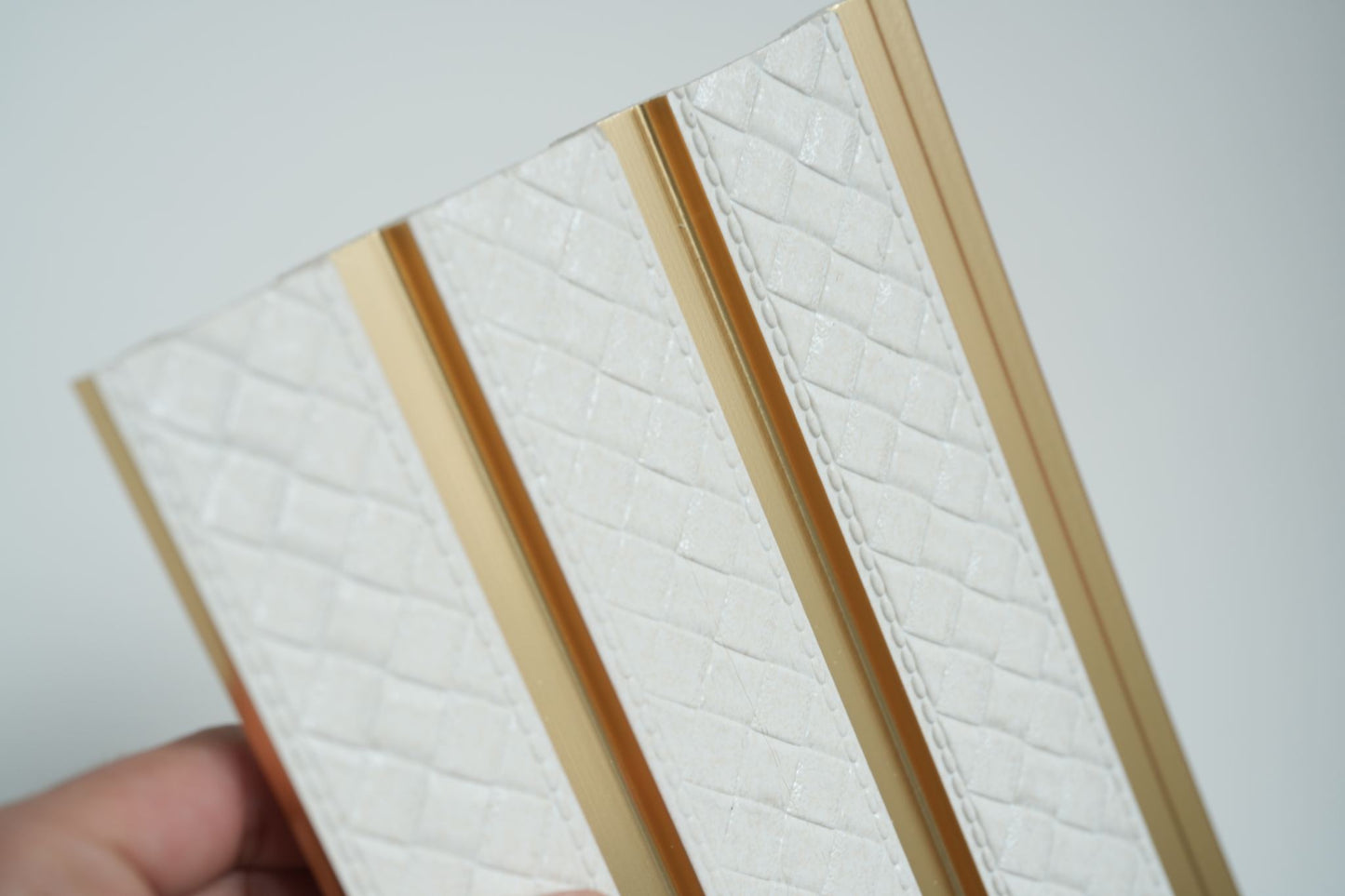 WPC  Panel - PS White Gold
