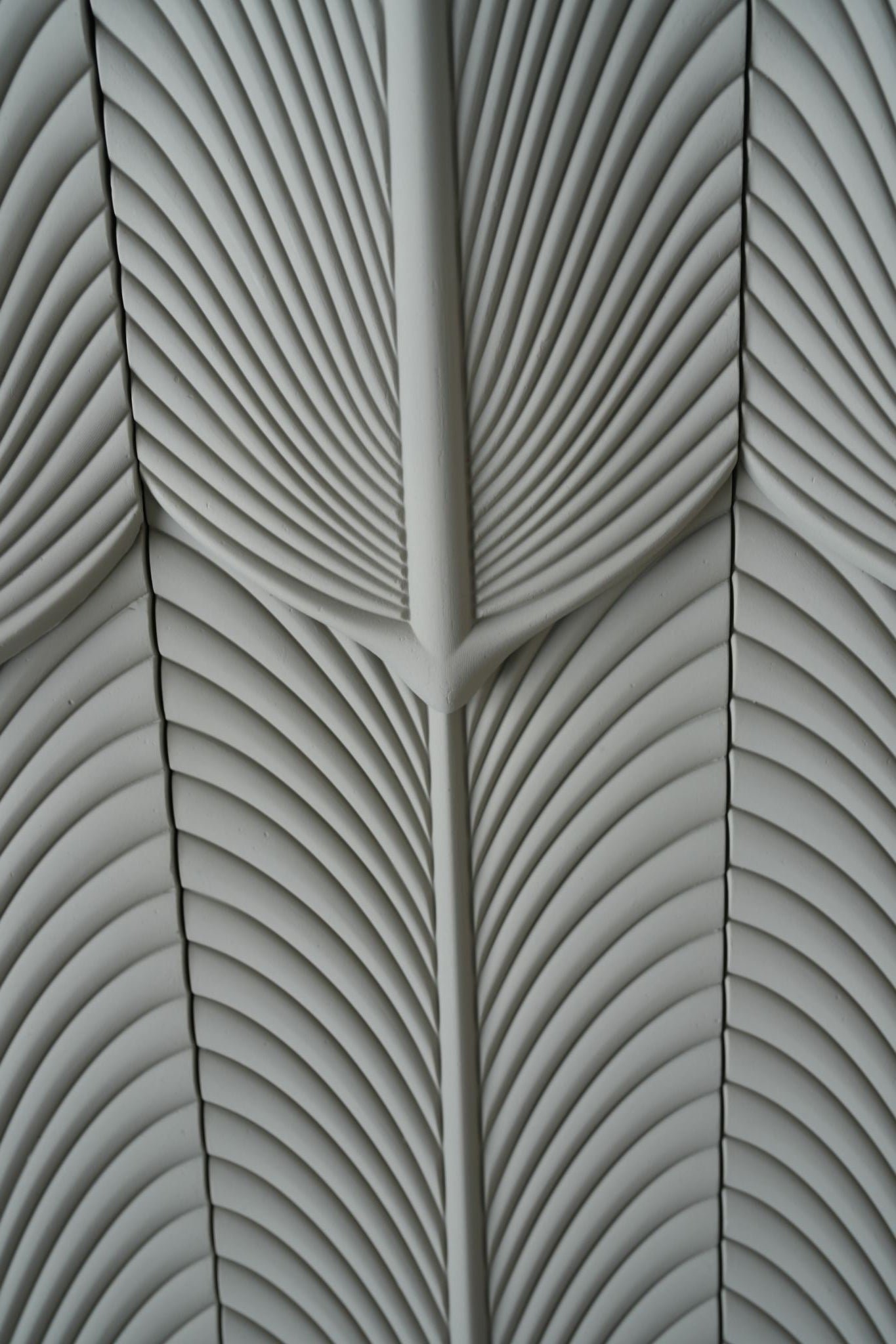 Wall Panel - PU Feather Volcanic Grey