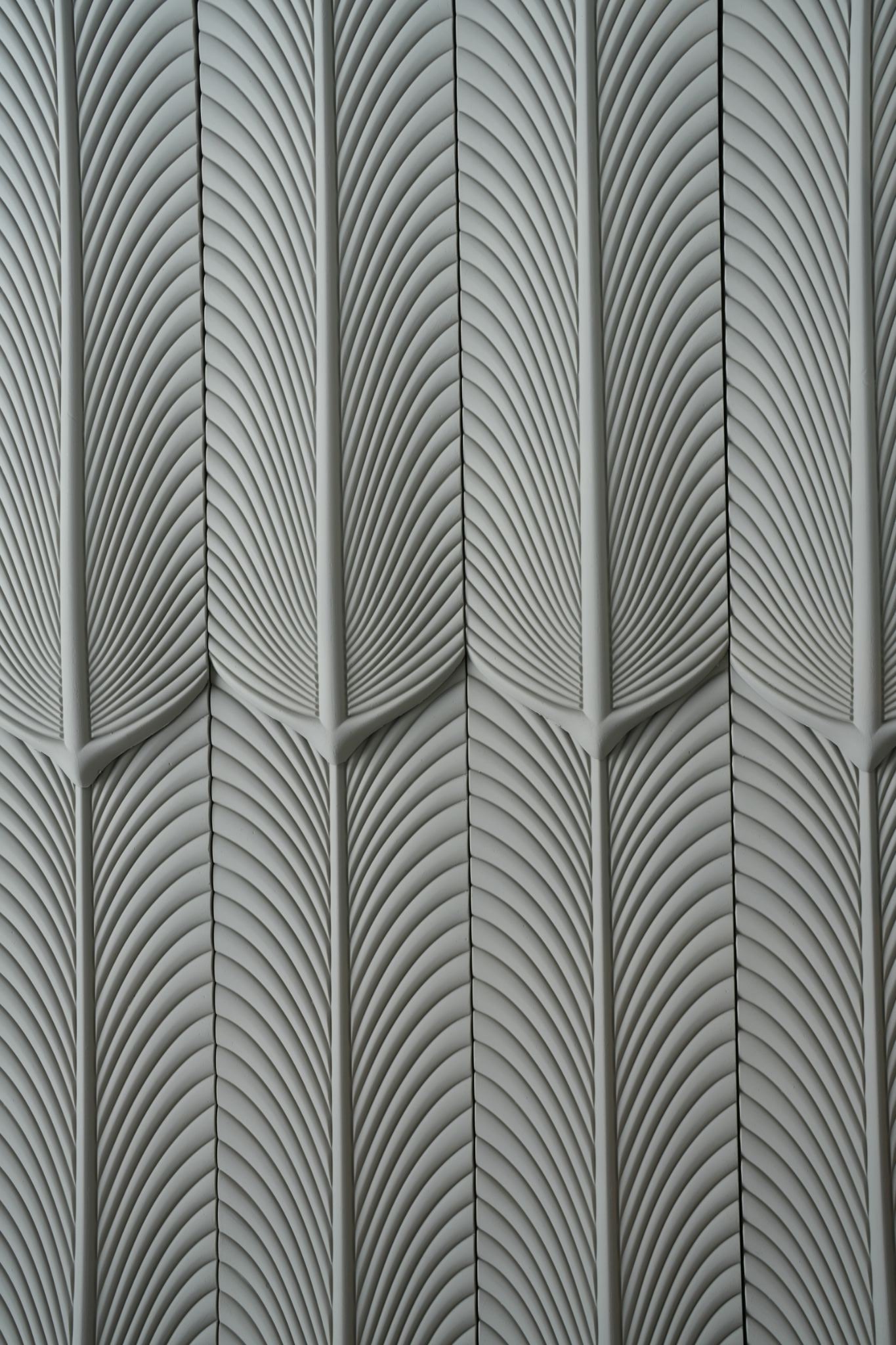Wall Panel - PU Feather Volcanic Grey