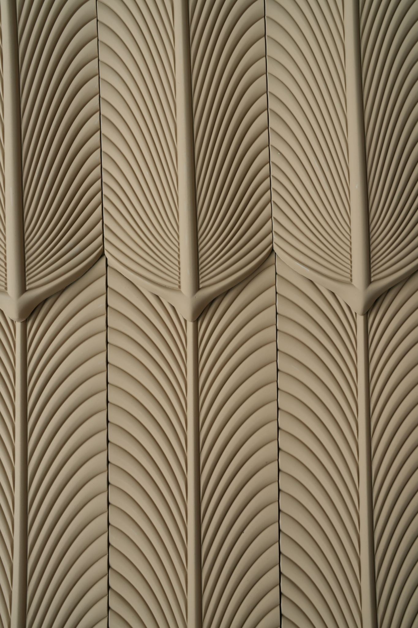 Wall Panel - PU Feather Golden Grain