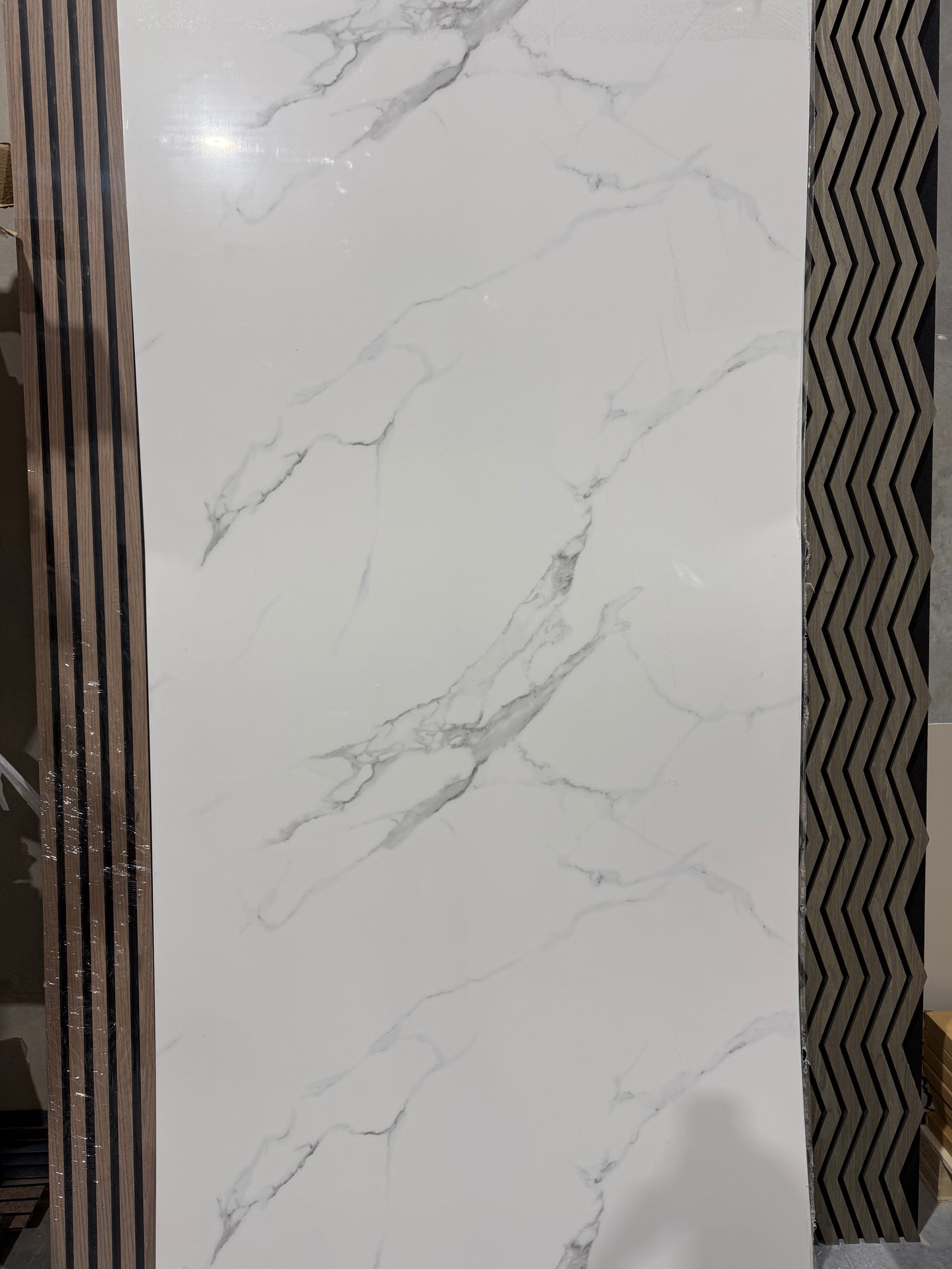 PVC UV Marble Stone Board - Silver Vein Marble