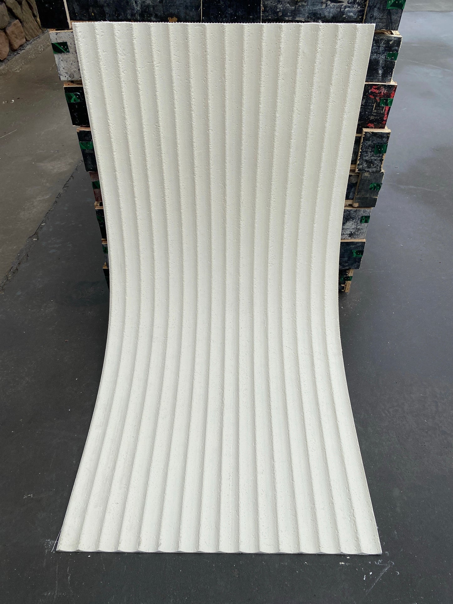 Concrete Waved beige