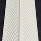 Wall Panel - PU Feather Hanyu White