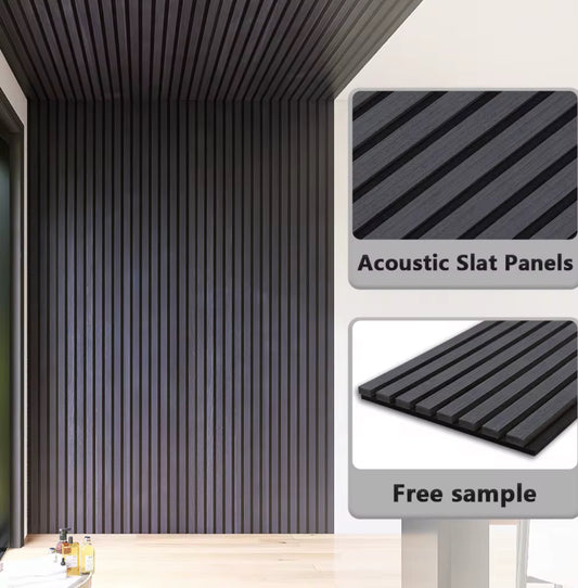 Acoustic Panel - Charcoal Black