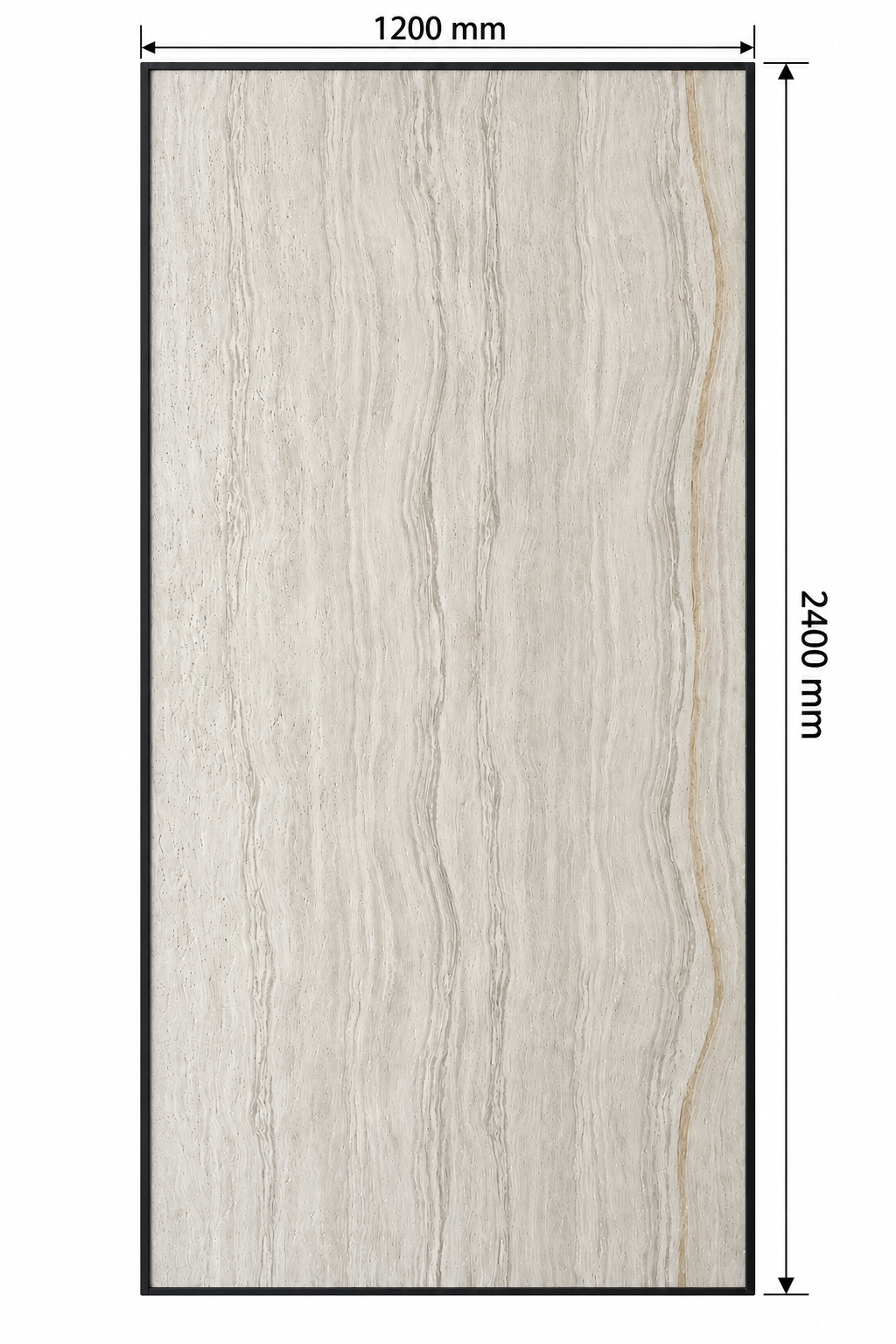 Concrete Travertine | Grey Oak Wave