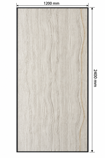 Concrete Travertine | Grey Oak Wave