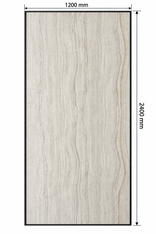 Concrete Travertine | Grey Oak Wave