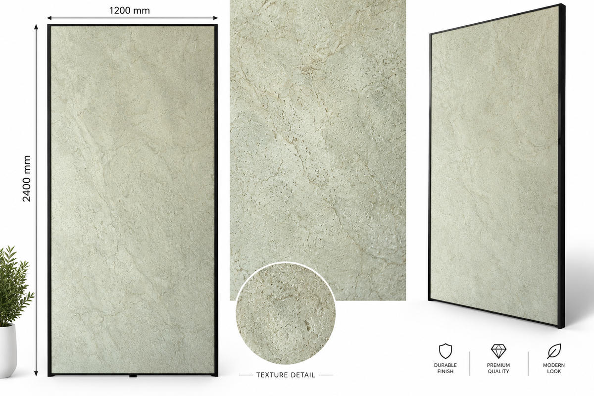 Concrete Travertine | Jade Ivory
