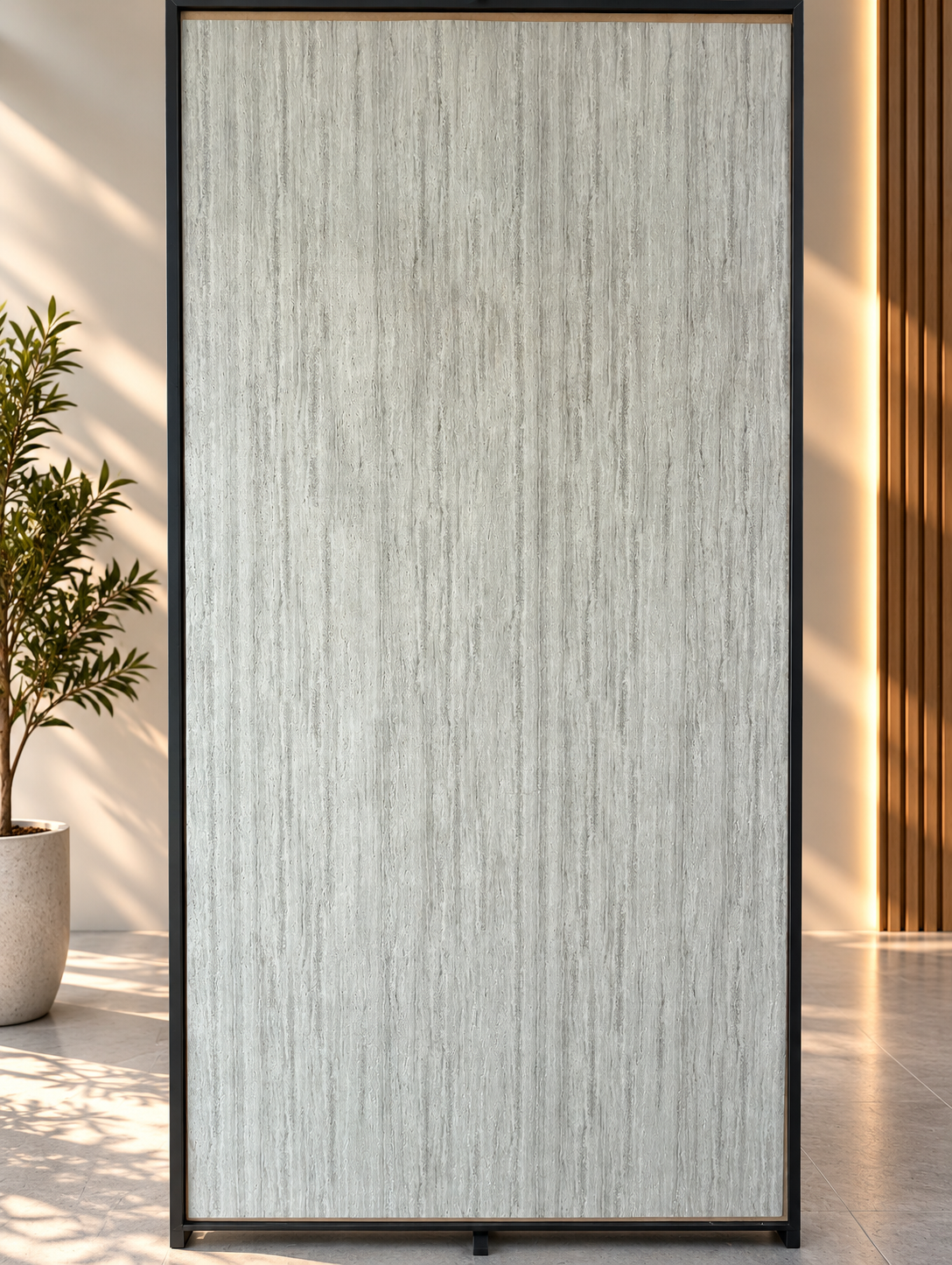 Concrete Travertine | Storm Grey