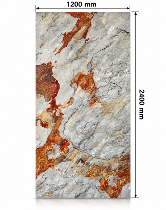 Concrete Travertine | Rustic Copper
