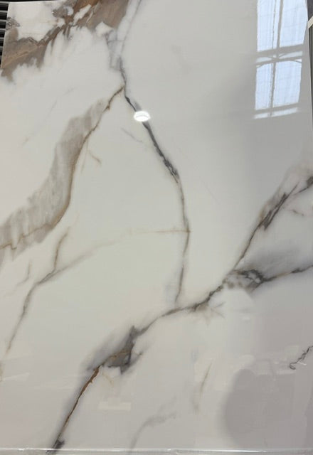 PVC UV Marbel Stone Board White and Grey