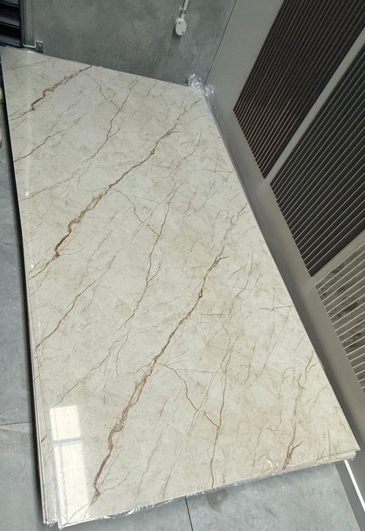 PVC UV marble Stone Board Beige