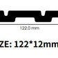 WPC Panel - PS Black Line Brown