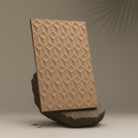 Wood pulp embossed board Beige 1/per-pc
